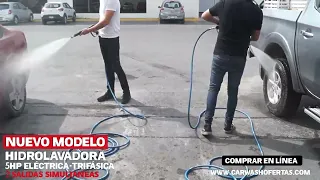 HIDROREY | La Mejor Hidrolavadora de doble salida simultánea💦💪