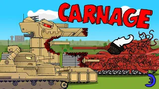 Carnage against T42 Heavy and TS-6 - Cartoons about tanks