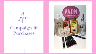Avon Campaign 16 Purchases ~ Skin So Soft, Cucina and … upcoming lip butters!
