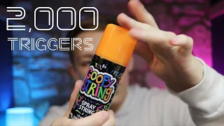 2,000 triggers in 20 minutes ASMR compilation