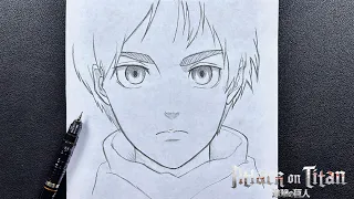 Anime drawing | how to draw eren jeager step-by-step