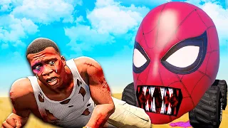 FRANKLIN GANHOU o CARRO AMALDIÇOADO DO HOMEM ARANHA NO GTA 5