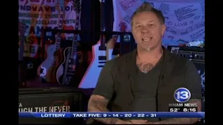 Metallica's James Hetfield on 13WHAM News This Morning