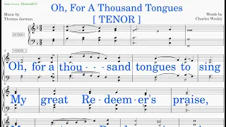 Oh, For A Thousand Tongues  (Jarman - Wesley) [v2] Tenor