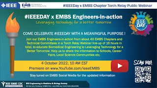 [Opening Messages] #IEEEDay x EMBS Chapters Torch Relay Public Webinar