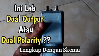 Beda Lnb Dual Output dan Lnb Dual Polarity Plus Skema Lengkap