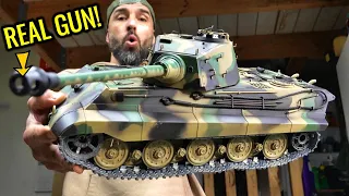 HUGE RC TANK WITH WORKING BB GUN! - TOO DANGEROUS?