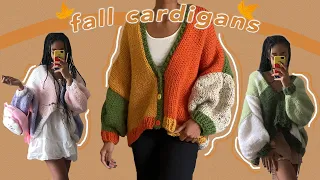 🍂 Fall Cardigan | Knitting cardigans for the first time ever (+ tutorial for beginners)