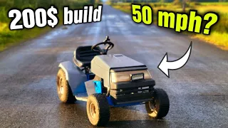 FAST MOWER BUILD PART #2