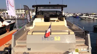 2022 MedYachts Med 52 Motor Yacht - Walkaround Tour - 2021 Cannes Yachting Festival