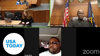 Man appears in court over Zoom for suspended license while driving | USA TODAY