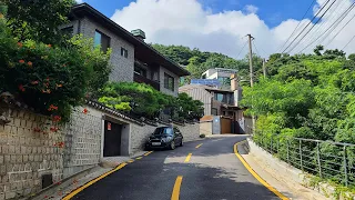 Walk around the Richest Neighborhood in Seoul, Pyeongchang-dong | 4K South Korea Tour