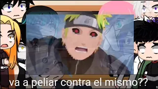 los pilares reaccionan a Naruto villano (primer video)