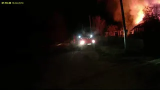 пожар в д.Заозерье Ушачского района