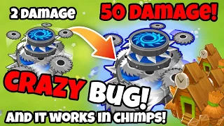 This Crazy Bug GOD BOOSTS Towers For Cheap in CHIMPS Mode! (Will Get Patched Soon)- Bloons TD 6