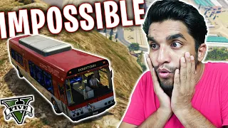 I tried taking a Bus on top of Mount Chiliad ( GTA 5 Impossible Challenge)