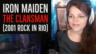 Iron Maiden  -  "The Clansman"  (Live, Rock in Rio, 2001)  -  REACTION