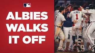 Ozzie Albies MASHES WALK OFF HOMER as Braves ties Phillies for first place!