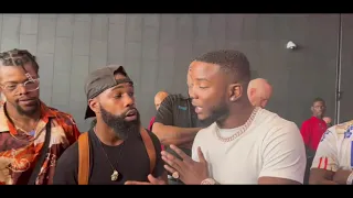 Gary Russell Jr confronts Chris Colbert, says he’ll smack him