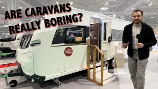 What New Caravan Should You Buy? Evaluating Modern White Box Design @ NEC Caravan And Motorhome Show