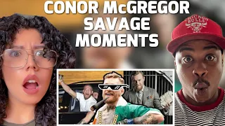 CONOR McGREGOR SAVAGE MOMENTS | REACTION