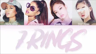 Ariana Grande ◜7 Rings◞ Feat. Nicki Minaj, Jennie Kim & You (Color Coded Lyrics Eng/Rom/Han/가사)