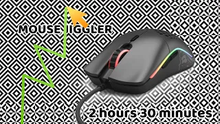 MOUSE JIGGLLER! 2:30:00 Hours, move your mouse keep your optical mouse alive while you are away!