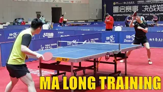 Ma Long, Fan Zhendong, Mima Ito training in Zheng Zhou - 2020 ITTF Finals #2