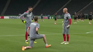 Bundesliga champions Leverkusen prepare for DFB-Pokal Cup final vs Kaiserslautern