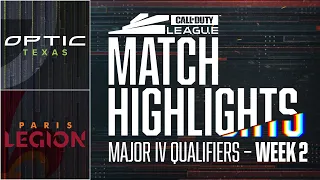 @OpTicTexas  vs  @LVLegion   | Major IV Qualifiers Highlights  | Week 2 Day 2