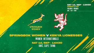 Springbok Women vs Kenya Lionesses