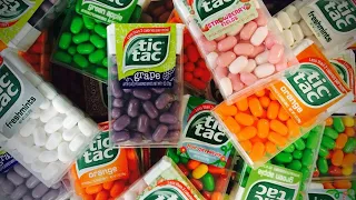 ASMR. Satisfying Video l So many Lot's of Candies: Tic Tac , Meller, Frutella