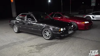 Bmw e34 2jz gte 640hp vs skyline gtr32 700hp