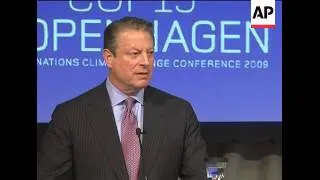 Al Gore speaks at Climate Conference