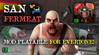 Download SAN FERMEAT 🐮 MR MEAT 2 Official MOD 🍖 San FERMIN Pamplona RUN! 🏃‍♂️🐖 Full GAMEPLAY