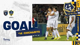 GOAL: Javier "Chicharito" Hernández scores first in rivalry matchup against San Jose Earthquakes