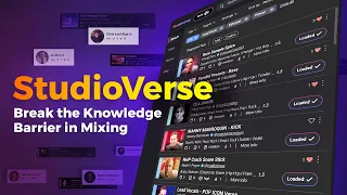 Break the Knowledge Barrier in Mixing – Waves StudioVerse