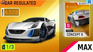 ASPHALT 9 RIMAC CONCEPT S MAX REVIEW | ASPHALT 9 ALL MAX CAR REVIEW | 9 ASPHALT LEGEND.