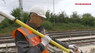 Profile-free earthing and short-circuiting of railway overhead lines