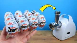 Киндер Сюрприз против Мясорубки! Кто победит? Эксперимент.