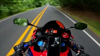 2021 CBR600RR - Great Ride Until Sudden Downpour (starts @ 6:30)