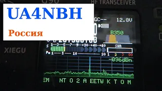 UA4NBH - QSO 14 MHz indoor antenna 20 W