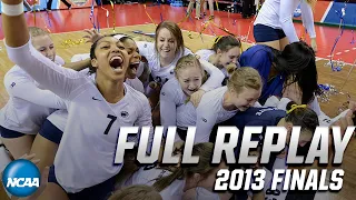 Penn State vs. Wisconsin: 2013 NCAA women's volleyball final | FULL REPLAY