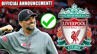 OFFICIAL ANNOUNCEMENT! Liverpool's First Signing Of January Is Announced!