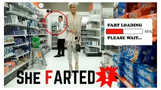 FUNNY WET FART PRANK !! Hot Girl farts! Pooter