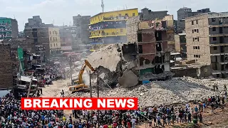 BREAKING NEWS! Building collapses at Kiamaiko, Mathare, Nairobi over 10 people trapped inside!!
