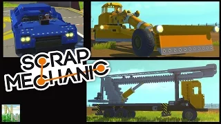 Scrap Mechanic Строительная Техника и Тачка. Ваши Постройки 0.1.22