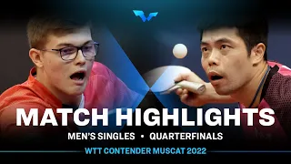 Alexis Lebrun vs Chuang Chih-Yuan | MS | WTT Contender Muscat 2022 (QF)