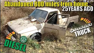 Abandoned 1982 VW MK1 Caddy Truck Rescue Part 1