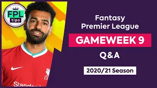 FPL GW9: Q&A | Hold Salah? Sell Son and Kane? | Gameweek 9 | Fantasy Premier League Tips 2020/21